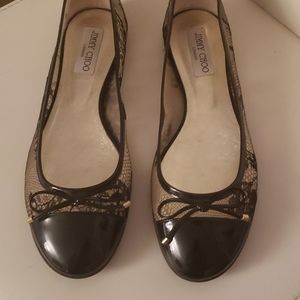 Jimmy choo lace ballet flats